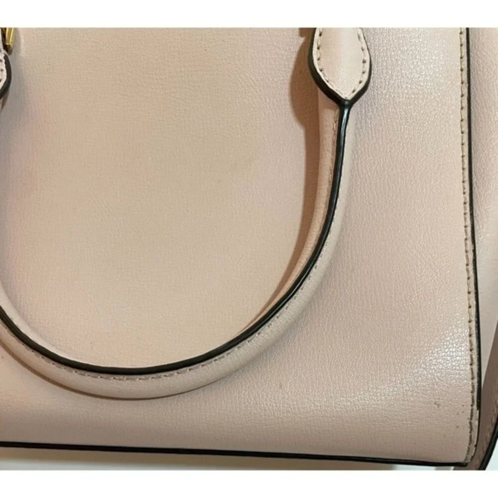 Michael Kors Medium Pink Leather Purse Satchel Crossbody‎ Bag Convertible Strap